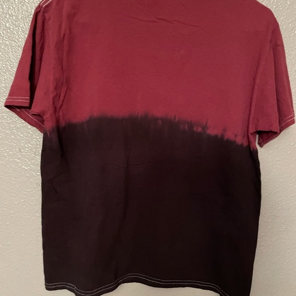 Burgundy and black Mickey Mouse twilight zone graph tee - Picture 2 of 3